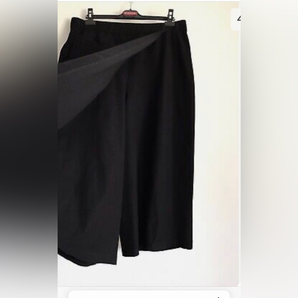 Eileen Fisher faux-wrap skirted pants “sarong pants” size XL - Picture 2 of 6